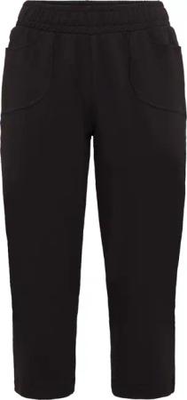 Bequeme 3/4-Freizeithose mit Schlupfbund und Taschen - schwarz - Gr. 50 von Goldner Fashion