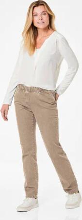 Klassische Schlupfjeans CARLA - beige - Gr. 25 von Goldner Fashion