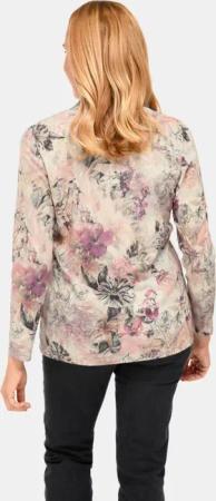 Traumhaftes Flanellshirt - lila / gemustert - Gr. 48 von Goldner Fashion