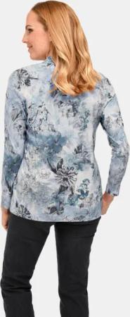 Traumhaftes Flanellshirt - blau / gemustert - Gr. 21 von Goldner Fashion