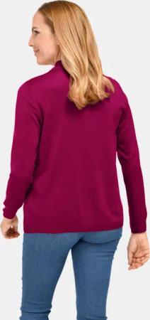 Pflegeleichtes Basic-Strickset - beere - Gr. 44 von Goldner Fashion