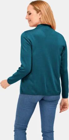Pflegeleichtes Basic-Strickset - petrol - Gr. 19 von Goldner Fashion