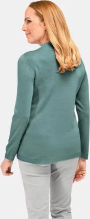 Zeitloser Ajour-Stehbundpullover - graugrün - Gr. 20 von Goldner Fashion
