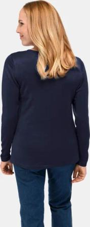 Unkomplizierter Pullover mit V-Ausschnitt - marine - Gr. 44 von Goldner Fashion