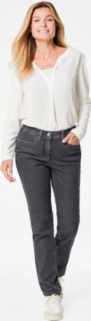 Röhrenjeans LOUISA COMFORT+ - anthrazit - Gr. 44 von Goldner Fashion