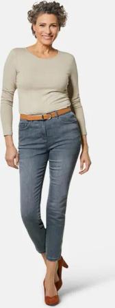 7/8-Jeanshose BELLA COMFORT+ - grau - Gr. 20 von Goldner Fashion