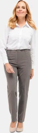 Weiche Flanellhose LOUISA - taupe - Gr. 42 von Goldner Fashion