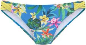 Venice Beach Bikini-Hose Hanni mit tropischem Print und gelben Details