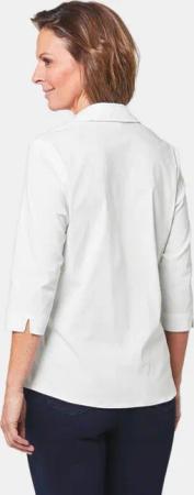 Stretchbequeme Bluse mit Baumwolle - weiß - Gr. 44 von Goldner Fashion