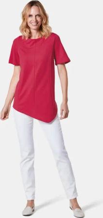 Asymmetrisches Shirt - rot - Gr. 48 von Goldner Fashion