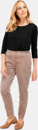 Feincord-Schlupfhose - beige - Gr. 275 von Goldner Fashion