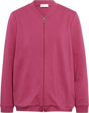 Wohfühljacke in Blousonform - bordeaux - Gr. 50 von Goldner Fashion