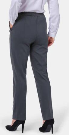 Pflegeleichte Schlupfhose - anthrazit - Gr. 50 von Goldner Fashion