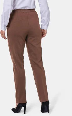 Pflegeleichte Schlupfhose - braun - Gr. 195 von Goldner Fashion