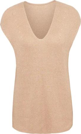 Modischer Pullunder - beige / melange - Gr. 25 von Goldner Fashion