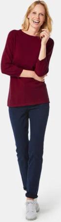 Pullover aus hochwertigem Garn - bordeaux - Gr. 38 von Goldner Fashion