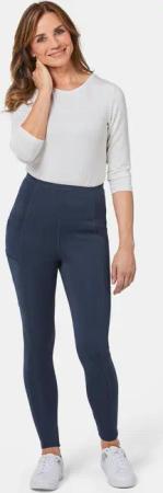 Figurformende Leggings mit Shaping-Effekt - marine - Gr. 40 von Goldner Fashion
