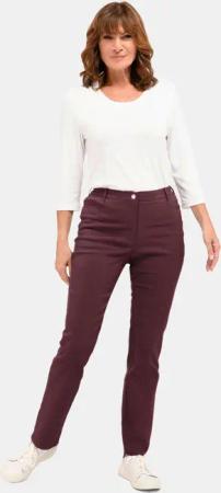 Super-Stretch-Hose - bordeaux - Gr. 38 von Goldner Fashion