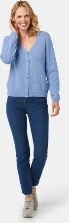 Cardigan - hellblau - Gr. 54 von Goldner Fashion