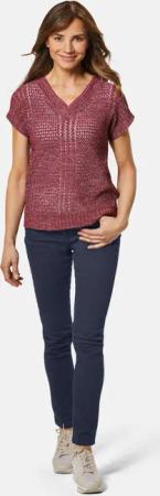 Pullover - bordeaux - Gr. 24 von Goldner Fashion