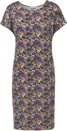 Bequemes Freizeitkleid in modischem Druck - bunt / gemustert - Gr. 22 von Goldner Fashion