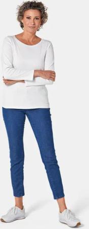 Basic T-Shirt aus reiner Baumwolle - weiß - Gr. 25 von Goldner Fashion