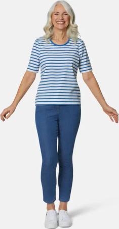 Ringelshirt mit Halbarm - weiß / dunkelblau / geringelt - Gr. 23 von Goldner Fashion