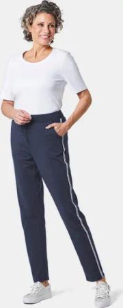 Bequeme Freizeithose mit Schlupfbund und Taschen - marine - Gr. 52 von Goldner Fashion