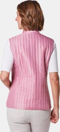 Leichte Steppweste mit Stehkragen - altrosé - Gr. 21 von Goldner Fashion