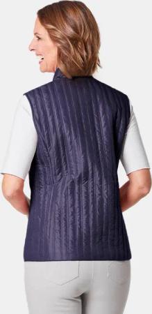 Leichte Steppweste mit Stehkragen - marine - Gr. 38 von Goldner Fashion