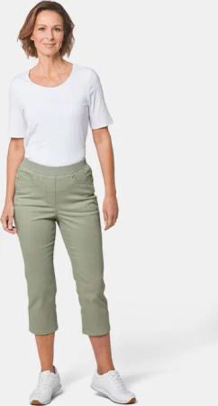 3/4-Jeansschlupfhose - graugrün - Gr. 19 von Goldner Fashion
