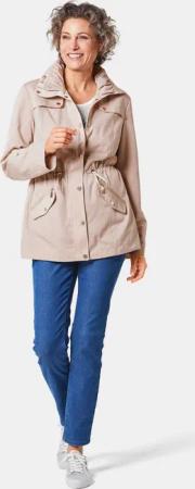 Feminine Strukturjacke - beige - Gr. 25 von Goldner Fashion
