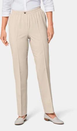 Schlupfhose CARLA im 2er-Pack - beige / schwarz - Gr. 50 von Goldner Fashion