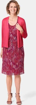 Wunderbar leichter Strick-Bolero - pink - Gr. 23 von Goldner Fashion