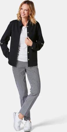 Hemdjacke - schwarz - Gr. 46 von Goldner Fashion