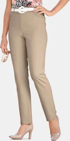 Atmungsaktive Duo Care-fresh Hose Comfort-Schnitt - beige - Gr. 265 von Goldner Fashion