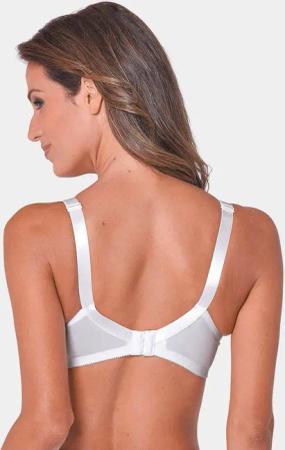 Bequemer Soft-BH 2er-Pack - weiß - Gr. 100 D von Goldner Fashion