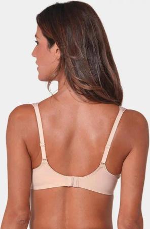 Eleganter Bügel-BH mit Spitze - haut - Gr. 75 B von Goldner Fashion