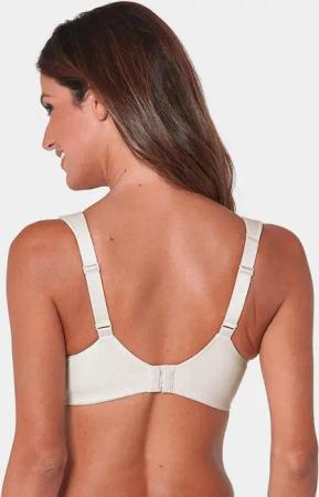 Bügelloser BH mit Spitze - champagner - Gr. 85 C von Goldner Fashion