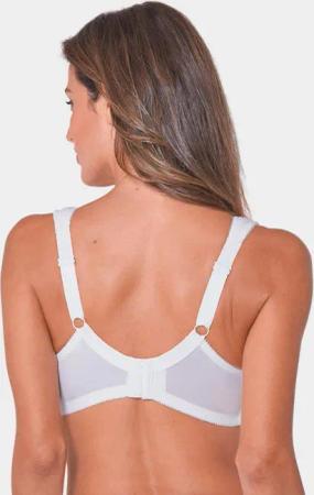 Doppelpack BH mit Komfortträger - weiß - Gr. 100 D von Goldner Fashion