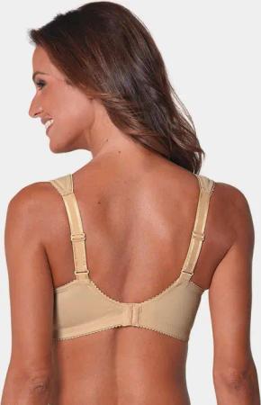 Jacquard-BH ohne Bügel mit Komfortträger - haut - Gr. 95 B von Goldner Fashion