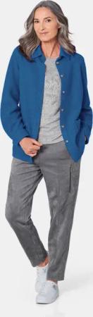 Hemdjacke mit Steg - blau - Gr. 20 von Goldner Fashion
