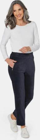 Joggpants SARA aus Cord - marine - Gr. 50 von Goldner Fashion