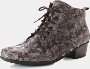 Stiefeletten - braun / gemustert - Gr. 36 von Goldner Fashion