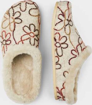 Pantoffel - beige - Gr. 39 von Goldner Fashion