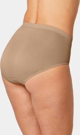 Hochwertiger, glatter Taillenslip - camel - Gr. 44 von Goldner Fashion