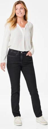 Röhrenjeans LOUISA COMFORT+ - schwarz - Gr. 205 von Goldner Fashion