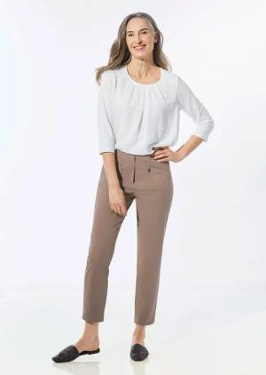 7/8-Bengalinhose LOUISA - taupe - Gr. 24 von Goldner Fashion