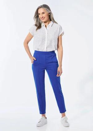 Weite Hose SARA aus Viskose-Jersey - royalblau - Gr. 275 von Goldner Fashion