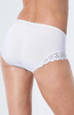 Miederhose mit Baumwolle - weiß - Gr. 52 von Goldner Fashion